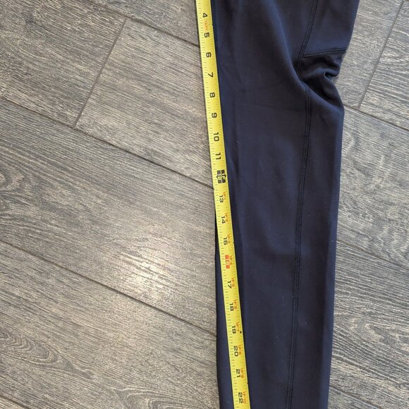 Lululemon Women's 6 Invigorate High Rise Tight Legging 25” Black media pockets - Picture 7 of 11
